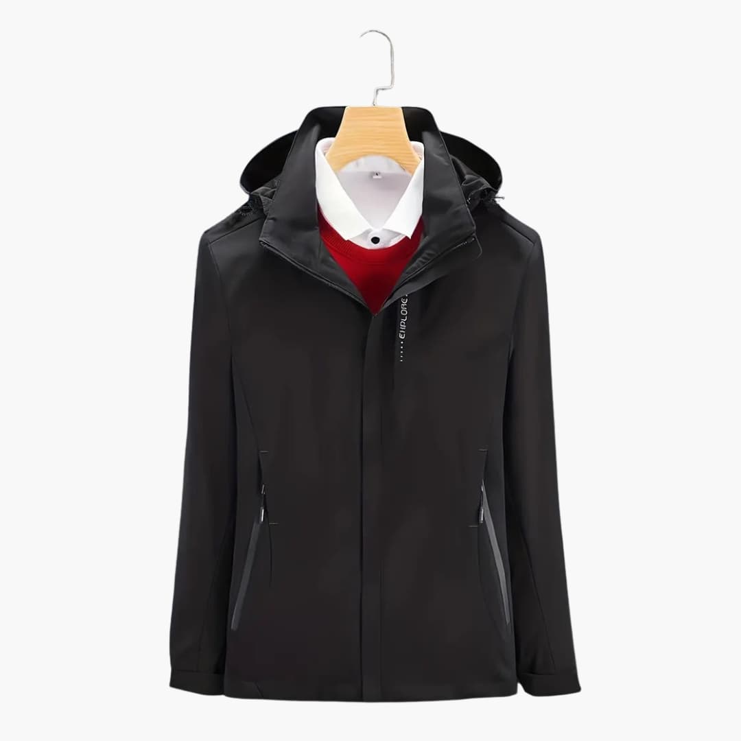 DamenSkijackemitKapuzeundReissverschlusstaschen_1.jpg Women's Ski Jacket with Hood and Zippered Pockets - Image 1
