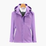 Women's Ski Jacket with Hood and Zippered Pockets - Image 2