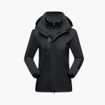 Women's Ski Jacket with Full Zipper and Removable Lining