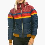 Women's Padded Jacket with Hood and Zipper - Image 3