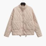 Women's Quilted Jacket with Zipper and Side Pockets - Image 4