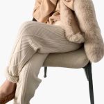 Women's Knit Jogging Pants with Straight Leg - Image 2