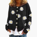 Women's Cardigan with Button Closure - Image 2