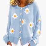 Women's Cardigan with Button Closure - Image 4