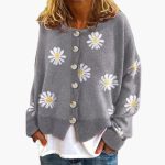 Women's Cardigan with Button Closure - Image 5