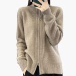 Women’s Cardigan with Zipper - Image 3