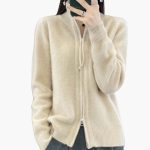Women’s Cardigan with Zipper - Image 2