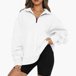 Women’s Knitted Sweater with Half Zip - Image 14