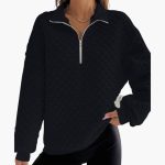 Women's Knit Sweater with Textured Surface