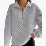 Women's Knit Sweater with Textured Surface - Image 3