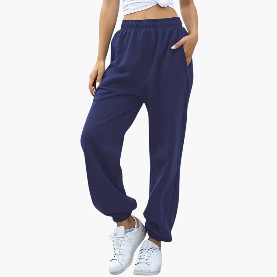 DamenSweatpantsmitSeitentaschen_5.jpg Women's Sweatpants with Side Pockets - Image 1