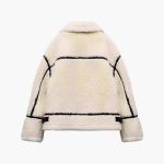 Women's Teddy Jacket with Zipper and Pockets - Image 3