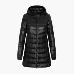 Women's Winter Jacket with Hood and Extended Length - Image 2