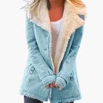 Women’s Winter Jacket with High Collar and Zipper - Image 8