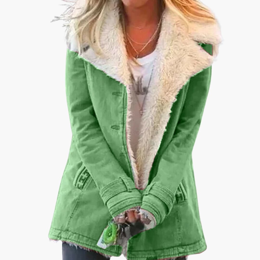 DamenWinterjackemitFrontreissverschlussundhohemKragen_7_573330e7-92e7-4c6b-adf1-20306d30d47c.jpg Women's Winter Jacket with Front Zipper and High Collar - Image 1