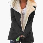 Women’s Winter Jacket with High Collar and Zipper - Image 10