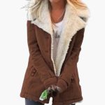 Women’s Winter Jacket with High Collar and Zipper - Image 9