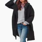 Women's Long Winter Coat with Buttons and Pockets - Image 3