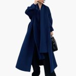 Women's Winter Coat with Tailored Cut and Front Buttons