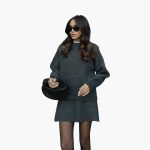 Women's Two-Piece Set with Round Neck Sweater - Image 4