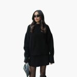 Women's Two-Piece Set with Round Neck Sweater - Image 2