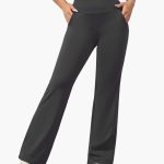 Women's Pants with Elastic Waistband and Flared Leg - Image 2