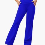 Women's Pants with Elastic Waistband and Flared Leg - Image 4
