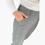 Women's High Waist Pants with Side Pockets - Image 3