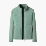 Women's Jacket with Zipper and Pockets