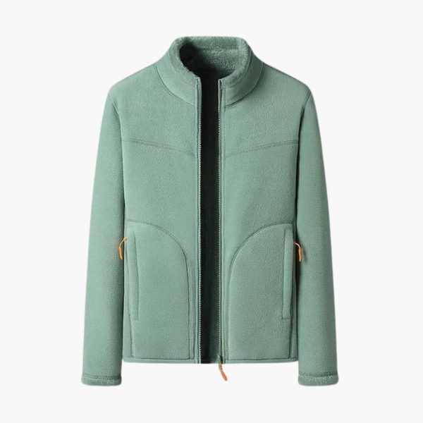 Women's Jacket with Zipper and Pockets