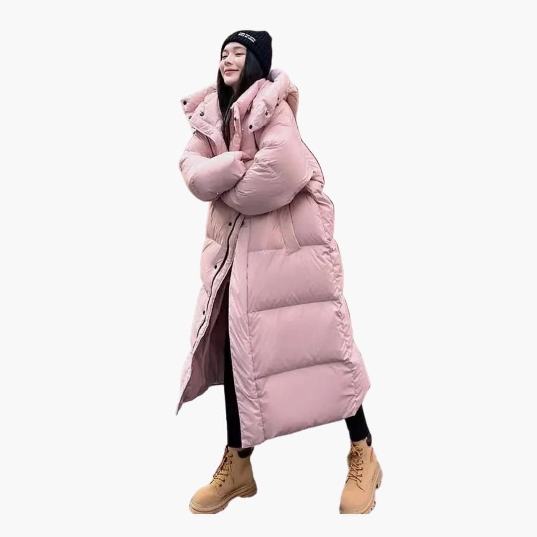 DamenlangeSteppjackemitKapuze_3_102dd296-c84f-4b3e-82e6-e1c5e9ed84f0.jpg Women's Long Puffer Jacket with Hood - Image 1