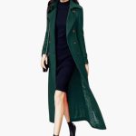 Women's Long Coat with Shawl Collar and Waist Belt - Image 5