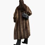 Women's Coat with Stand-Up Collar and Long Sleeves - Image 3