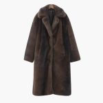 Women's Coat with Stand-Up Collar and Long Sleeves - Image 4