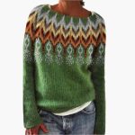 Women's Sweater with Patterned Surface