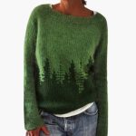 Women's Sweater with Patterned Surface - Image 2