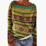 Women's Sweater with Patterned Surface - Image 3