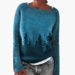 Women's Sweater with Patterned Surface - Image 4