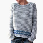 Women's Sweater with Patterned Surface - Image 7