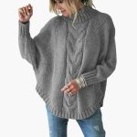 Women's Sweater with Round Neck and Long Sleeves - Image 4