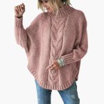 Women's Sweater with Round Neck and Long Sleeves - Image 2
