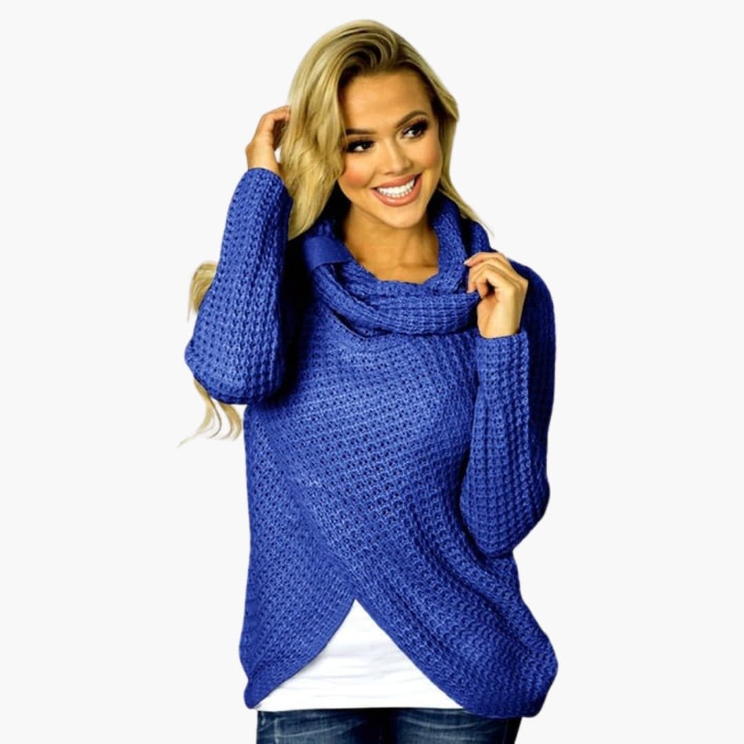 DamenpullovermitSchalkragen_1.jpg Women's Sweater with Shawl Collar - Image 1