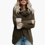 Women's Sweater with Shawl Collar - Image 2