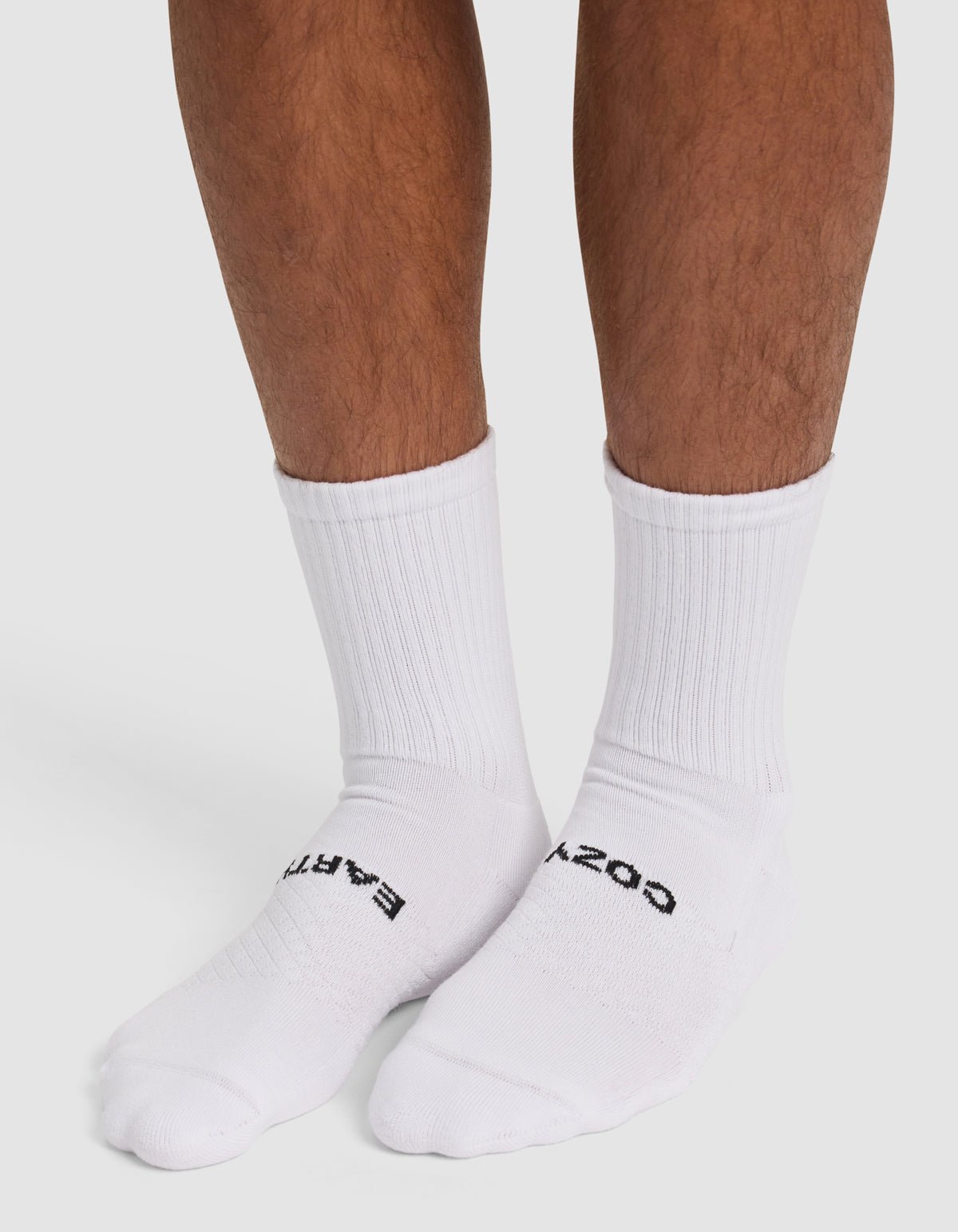 Essential-_Calf-_Sock-_4pack_White_3.jpg Essential Calf Sock - Image 1