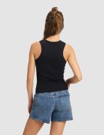 Women's Fine Ribbed Tank - Image 8
