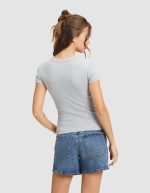 Women's Fine Ribbed Tee - Image 7