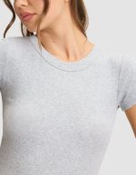 Women's Fine Ribbed Tee - Image 9