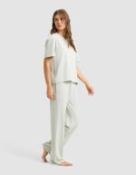 Women's First Layer Pajama Short Sleeve Tee & Pant Set - Image 9
