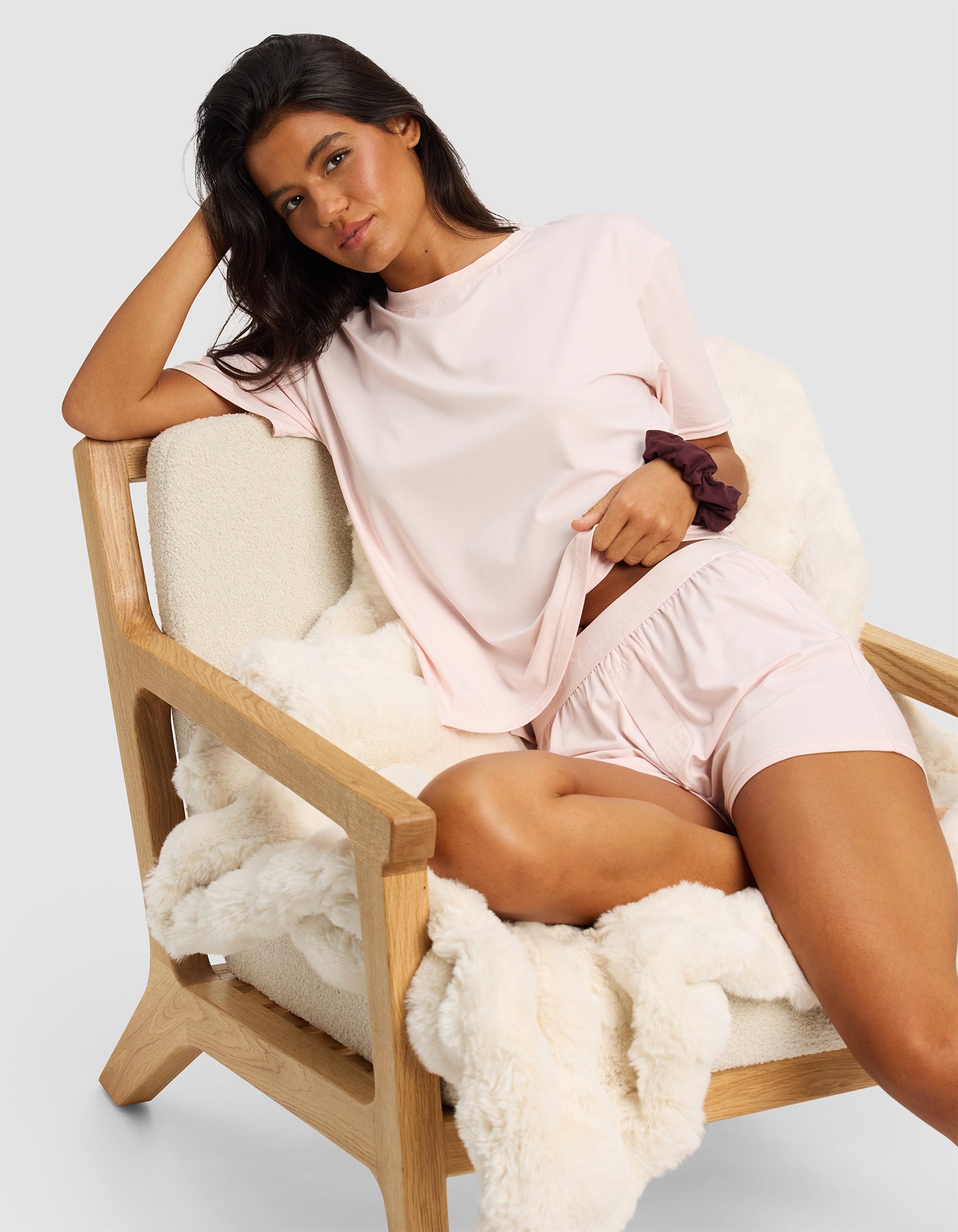 Women's First Layer Pajama Short Sleeve Tee & Boxer Short Set - Image 29