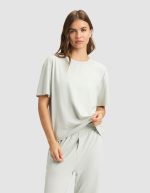 Women's First Layer Pajama Short Sleeve Tee & Pant Set - Image 10
